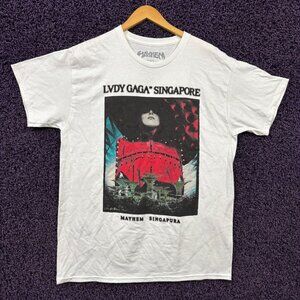 Lady Gaga Singapura Mayehm T-shirt size large